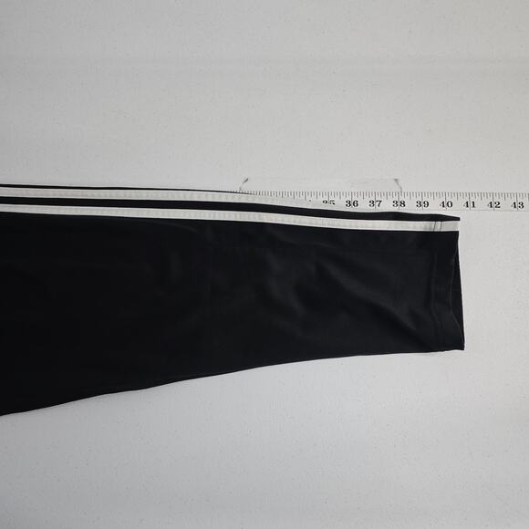 Adidas track pants black mens Medium sweat 6934 - Picture 4 of 10